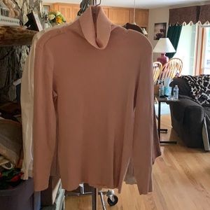 Pink turtle neck